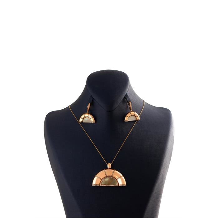 نیم ست سنگ و صدف کد 411